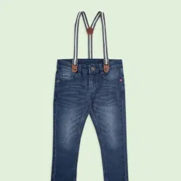 Pantaloons Baby Kids Blue Tapered Fit Jeans-picture-32