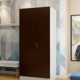 Godrej Interio Slimline 2-Door Steel Almirah, Russet (1-Year Warranty, 1 Locker, 1 Drawer)-picture-3