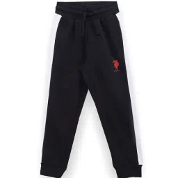 U.S. Polo Assn. Kids Navy Solid Joggers-picture-18