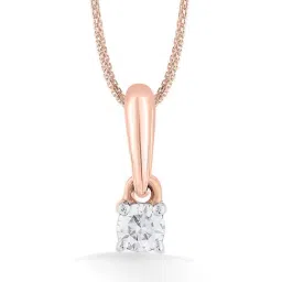 P.N.Gadgil Jewellers 14k (585) Rose Gold Cute Square Casual Pendant image 2