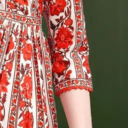 Anouk Women Floral Printed Floral Anarkali Kurta image 3