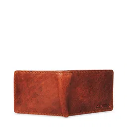 CALFNERO Men Brown Solid Two Fold Wallet image 5