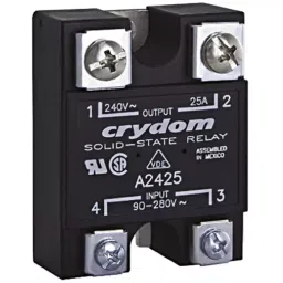 SENSATA/CRYDOM Solid State Relay 1 Series 10 A Load Panel Mount 280 V rms Control, A2410PG-picture-13