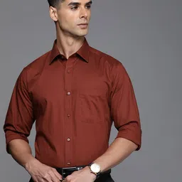 Raymond Pure Cotton Slim Fit Opaque Formal Shirt-picture-31