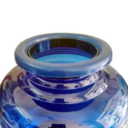 GENERIC Matka Jar Water Dispenser Plastic for Home, Kitchen 10 L Blue Without Lid image 2