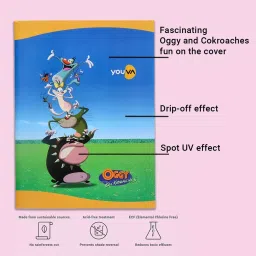 Youva Jumbo Note Book 18 cmx24 cm 172 Pages Assorted 23153, (Pack of 12) image 5