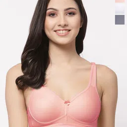 College Girl Women Pack of 3 Full Coverage Lightly Padded and Non-Wired Bra image 1