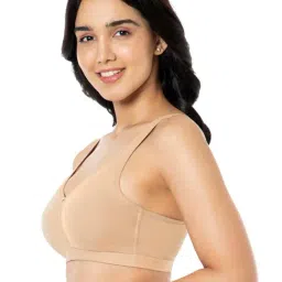 Amante Beige Cotton Full Coverage Bra image 3