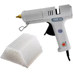 Fadman 150 W Hot Melt Mini Glue Gun with 50 Sticks Adjustable Temperature White 11 mm Stick Dia., 150W-(WHITEMAXFADMAN)-50ST-picture-18