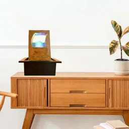 CHRONIKLE Sand Polyresin Table Top Waterfall Fountain-picture-31