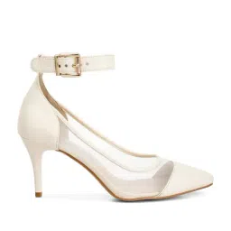 London Rag Women's Beige Ankle Strap Sandals-picture-43