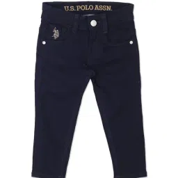 U.S. Polo Assn. Kids Navy Solid Jeans-image-30