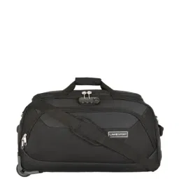 Lavie Sport 57 cms Anti-theft Sage Wheel Duffle Bag  | Duffle Bag (Black)-picture-46