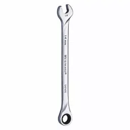 Westward Ratcheting Wrench Alloy Steel Chrome Head Size 14 mm Overall Length 9 1/8 inch, 54PN95-image-76