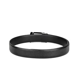 LOUIS STITCH Men Textured Leather Formal Belt image 5