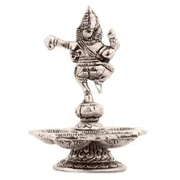 INTERNATIONAL GIFT Silver-Toned Religious Idol Showpiece image 2