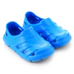 HOPPA SWEDEN Solid Slip Ons Perforated Clogs - Royal Blue-picture-38