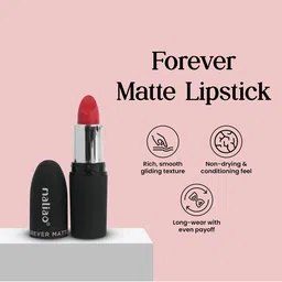 Maliao Forever Matte Cream Crush Lipstick- 3.8 g- Caramel M11 image 4