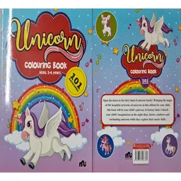 rupa publications Unicorn Colouring Book - English image 3