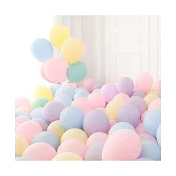 Untumble Pastel Color Balloons For Birthday Party Decorations Multicolor - Pack of 109 image 4