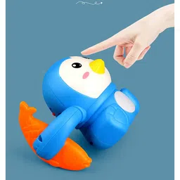 YAMAMA Electric Flipping Voice Activated Rolling Penguin Tumbling Toy For Kids And Toddlers - Multicolor image 4