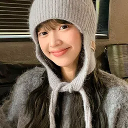 StyleCast x Revolte Women Beanie has a visor image 1