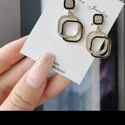 Jewelfy Women Gold-Plated Alloy Earrings-picture-31