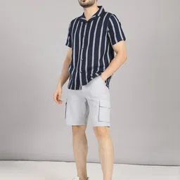 Hence Men Relaxed Striped Casual Shirt image 3