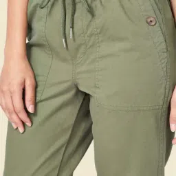 Honey by Pantaloons Green Cotton Pants image 5