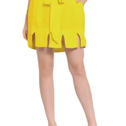 PATRORNA Mustard Mini Skirt-picture-23