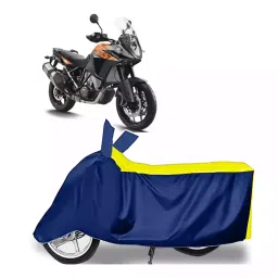 Auto Pearl Bike Cover for KTM 1050 Adventure BS6 (Yellow & Blue)-picture-20