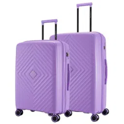 Nasher Miles Antwerp Hard-Sided Polypropylene Luggage Set of 2 Pastel Purple Trolley Bag(65&75cm)-picture-19