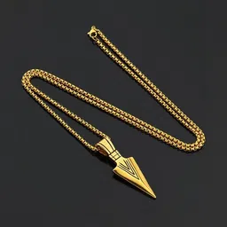 PASU FASHION Gold-Plated Geometric Pendants with Chains image 4