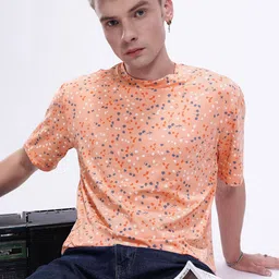 Kook N Keech Men Floral Printed Relaxed Fit T-shirt-picture-35