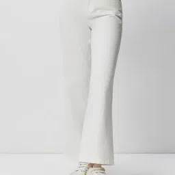 Cover Story White Regular Fit Mid Rise Jeans-image-64