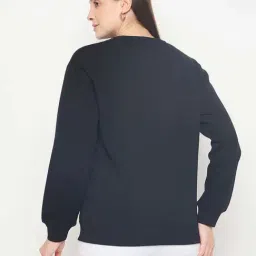 Madame Black Regular Fit Embellished Sweatshirt image 2