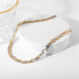 MEENAZ Gold-Plated Layered Necklace image 5