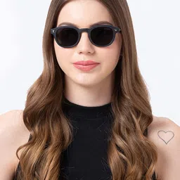 Shisen Fox KITSUNE MATTE BLACK + POLARIZED Unisex Sunglass 49 image 1