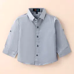 Robo Fry Knit Full Sleeves Solid Colour 3 Piece Party Suit with Bow & Hat - Black image 2