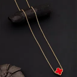 SZN Set Of 2 Gold-Plated Enamelled Minimal Chain image 3
