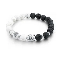 Divine souvenirs Unisex Artificial Beaded Elasticated Bracelet image 1