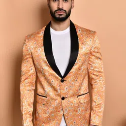 PRINTINDIA Men Printed Single-Breasted Blazer-picture-31