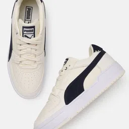 Puma Unisex Colourblocked CA Pro NBK Leather Sneakers image 1