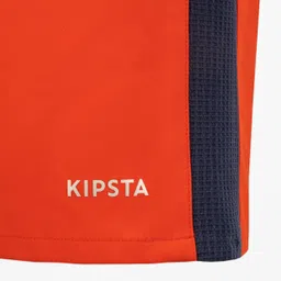 kipsta Kids' Football Shorts - Red/Navy image 5