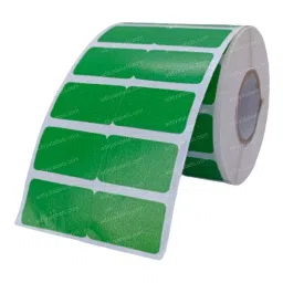 Tudko 25x15 mm 80 GSM 2 UP Self Adhesive Paper Label Green (Pack of 2 Pcs) image 3
