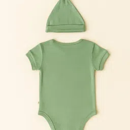 FURR BALLS Kids Pack Of 3 Printed Cotton Bodysuits image 2