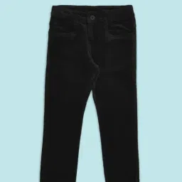 Pantaloons Junior Black Regular Fit Trousers-picture-37
