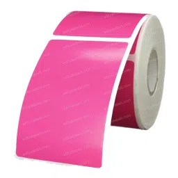 Tudko 50x75 mm 80 GSM 1 UP Self Adhesive Paper Label Pink (Pack of 2 Pcs) image 3
