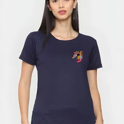 SZN Women Printed Applique T-shirt-image-93