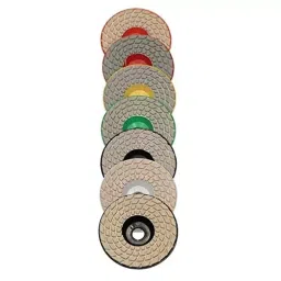 Sarrah 100 mm (4 Inch) 1 Grit Diamond Polishing Pad (Pack of 10 Pcs) image 2